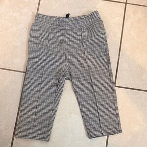 Cat & Jack Kids' Black and White Checkered Pants